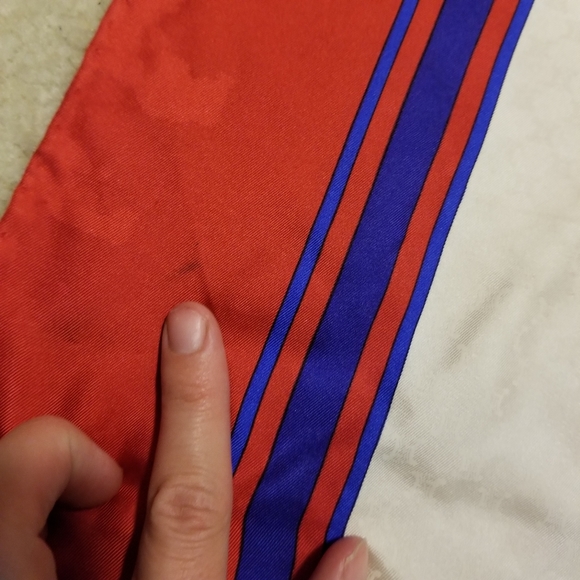 Celine Paris Silk Rolled Edge Vintage Square Equestrian Scarf - Picture 5 of 7